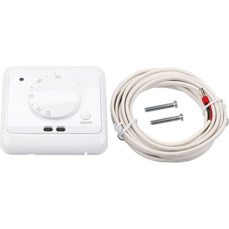 Thermostat programmable mural pour chauffage central – réglage automatique, compatible bureau et domicile, installation facile (1/5)
