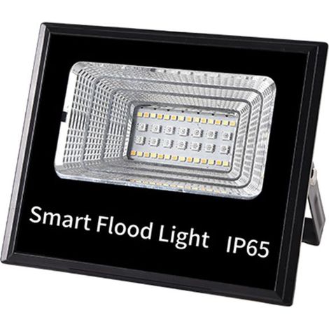 30W 2000lm WLAN-Smart-Flutlicht, dimmbar, RGB-Farben (2700K-6500K), Google Home-kompatibel, Außenwandleuchte TY009 (1/5)