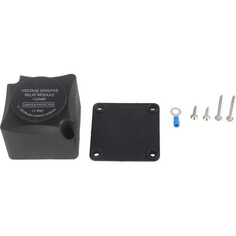 Relais de charge automatique 125A, coupleur de batteries 12V, séparateur à tension sensible pour camping-car et bateau (1/5)