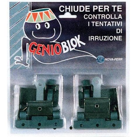 BLOCCA TAPPARELLA GENIOBLOCK ACC INOX DX E SX