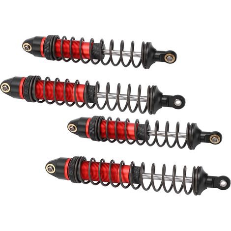 Amortisseurs avant et arrière pour voiture télécommandée ARRMA 1/10 (rouge) (1/5)
