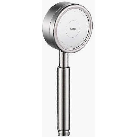 La pomme de douche à main entièrement métallique avec fonction de filtration est fabriquée en acier inoxydable SUS304. (1/5)