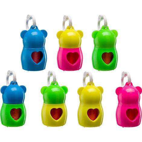 CONTENITORE SACCHETTI RACCOLTA DEIEZIONI ANIMALI 'DUDU'' cm 5,5 x h.9- 5 pezzi  - FERPLAST