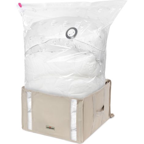 Compactor Scatola Compattatrice Semi-Rigida Dune 3D, Taglia M, Beige, RAN7651 (1/5)