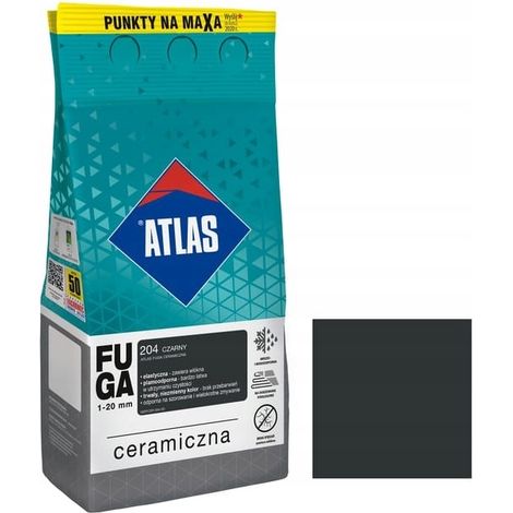 Mortero cerámico ATLAS negro 204 5 kg