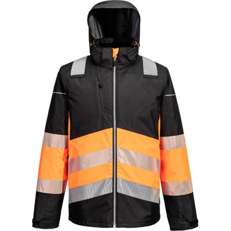 Chaqueta PW3 Alta Visibilidad Clase 1 Invierno PW364 XS Naranja/Negro (1/2)