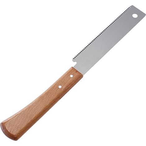 Scie à main de 30 cm (12 pouces) en acier au carbone, avec poignée en bois antidérapante, outil de coupe pour le travail du bois (1/5)