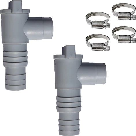 Vanne de service/d'arrêt Bestway Poolsun pour piscines avec raccord de tuyau de 32 mm (1/4)