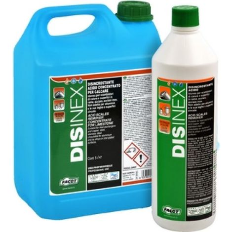 DISINCROSTANTE FORTE ACCIAIO E RAME DISINEX 1 lt