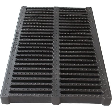 Grille évacuation eau pluviale pour caniveau de drainage terrasse grille passerelle caniveau pluie gouttière extérieur (500x200x30mm 1.5T maximum) (1/5)