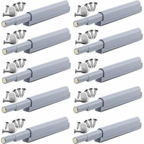Appuyez pour ouvrir magnétique loquets Fermetures magnétiques push-open ouvre et ferme la porte avec une simple pression (10 pièces)T-Audace (1/5)