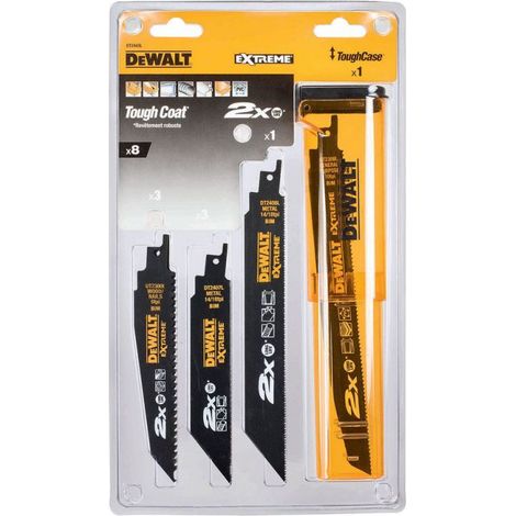 8-teiliges Klingenset 2X long life DEWALT - DT2443L-QZ