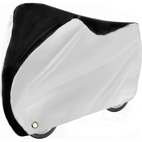 Housse de vélo imperméable avec œillet pour cadenas et boucle coupe-vent pour VTT, vélo de route et vélo électrique 79 x 43 x 28 pouces