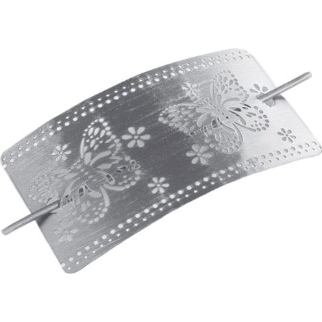 Embrasse de Rideau Broche "Epicea" 17cm Gris