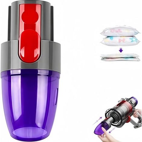 Adattatore per aspirapolvere Dyson V15 V11 V10 V8 V7 compatibile con sacchetti per aspirapolvere e aspiratori nasali. Accessorio pratico per aspirapolvere Dyson. Ideale per la bocchetta dell'aspirapol