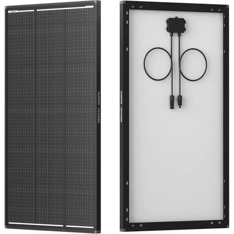 Renogy 200W 12V Monokristallines Solarmodul – Starres Hochleistungs-Solarpanel (20.7%) für Wohnmobile, Boote, Dächer & netzunabhängige Systeme (1/5)