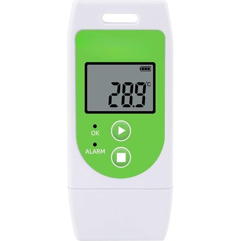Thermomètre Enregistreur de Données USB Température Réutilisable 32000 Points Vert - AUTRES (1/4)