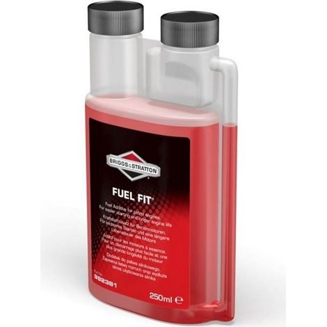 Briggs & Stratton – Additif carburant moteur thermique 250 ml – Améliore performances moteur – Stabilise essence 24 mois – Doseur 10 ml inclus