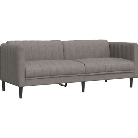 Canapé à 3 places,Sofa pour Salon,Banquette taupe tissu CFW254128 (1/5)