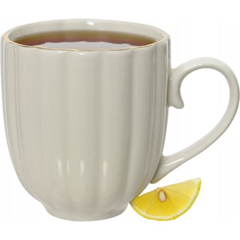 Mug à café en porcelaine blanche 400 ml (1/2)