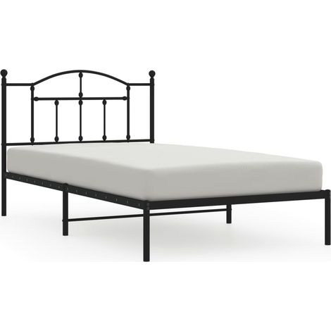 Maison Exclusive - Estructura cama sin colchón con cabecero metal (1/5)