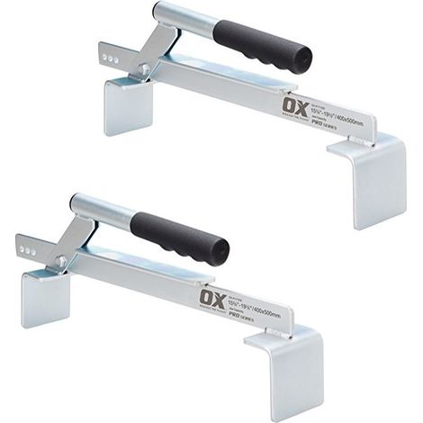 OX Tools x2 Pro Adjustable Brick Carriers 12 Brick Capacity Soft Grip OX-P171250 (1/5)