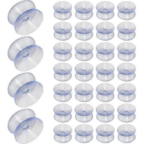 Patins antidérapants en silicone pour tables verre, ventouses double (1/5)