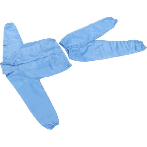 Veste anti-statique en polyester pour l'industrie électronique, blouse de protection contre les salissures