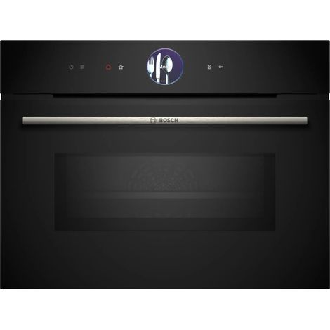 Bosch Serie 8 CMG7761B1. Posizionamento dell'apparecchio: Da incasso, Tipo di prodotto: Microonde combinato, Capacità interna: 45 L, Potenza Microonde: 900 W, Display incorporato, Tipo di display: ...