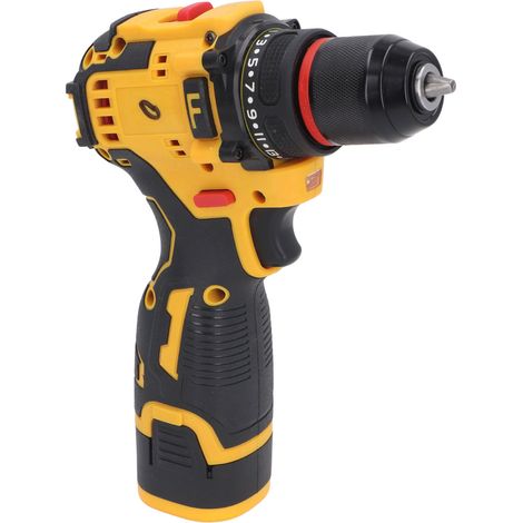 Perceuse visseuse sans fil 16,8 V brushless, kit électroportatif rechargeable multifonction, tournevis électrique pour bois et acier (1/5)