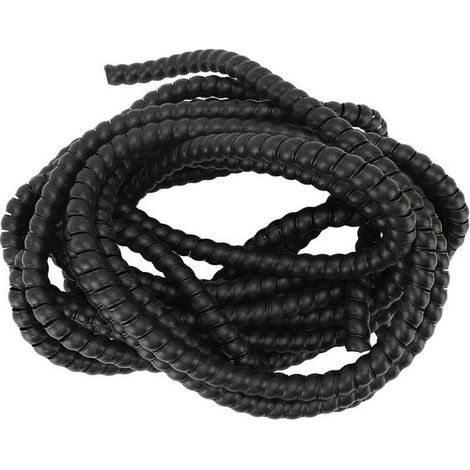 Gaine de protection spiralée pour tuyau de lavage auto haute pression de 16 mm de diamètre extérieur, 15 m (1/4)