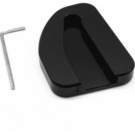 Base per cavalletto laterale estesa per motociclette Goldwing 1800 GL1800 (2010-2018), con supporto poggiapiedi per il cavalletto laterale.