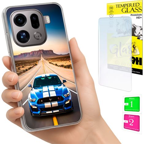 Funda para Oppo Find X9 Pro con cubierta trasera y cristal 9H. (1/5)
