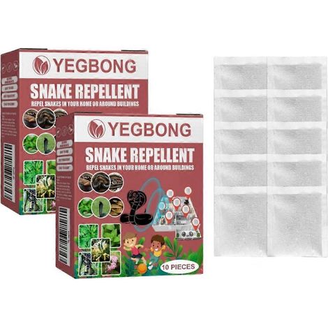 Lot de 20 répulsifs anti-serpents puissants pour jardin et maison. (1/4)