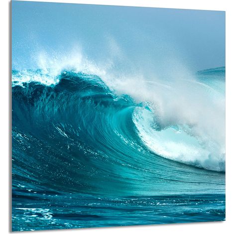 PANNELLO IN VETRO PER CUCINA 60x65 Wave (1/5)