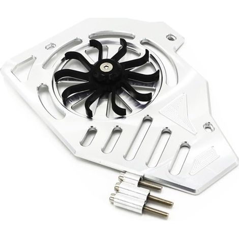 Protector de radiador de motocicleta, cubierta de la aleta de aire, cubierta de protección térmica del radiador, rejilla del ventilador giratorio para PCX125 (1/5)