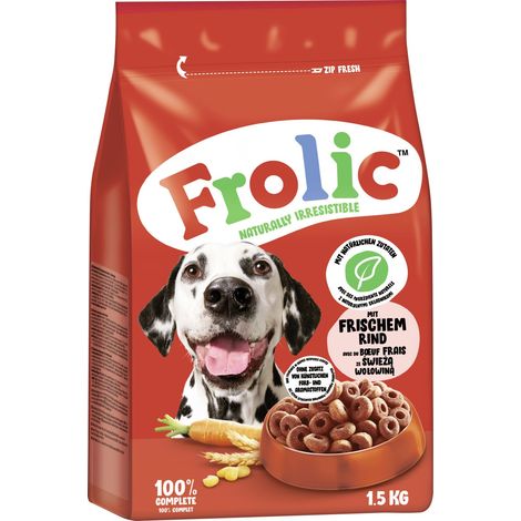 Frolic Hundetrockenfutter Adult 1,5 kg Rind (1/2)