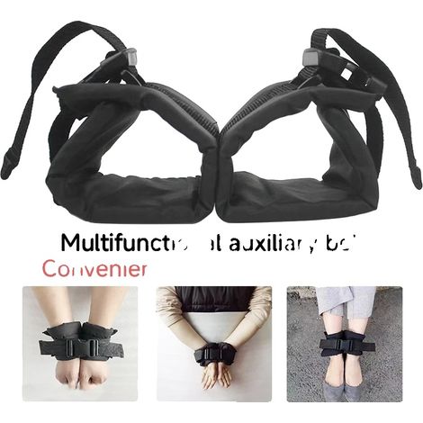 Correas de sujeción, material de nailon de alta resistencia, 1,5 metros de largo, compatibles con muñecas y tobillos, ajuste regulable, tejido hipoalergénico. (1/5)