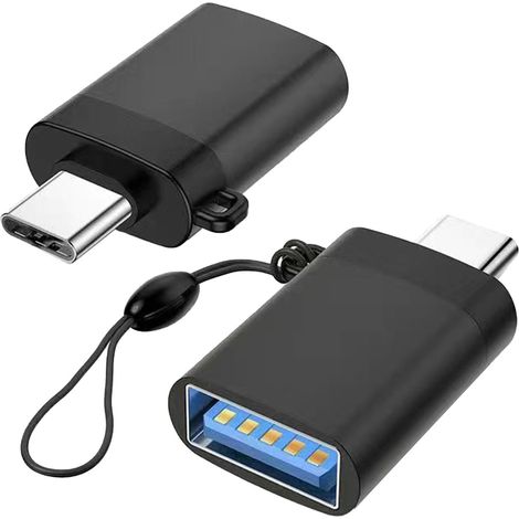 Adaptateur OTG USB-C vers USB 3.0 pour Souris, Clavier, Téléphone et Clé USB - Noir (1/5)