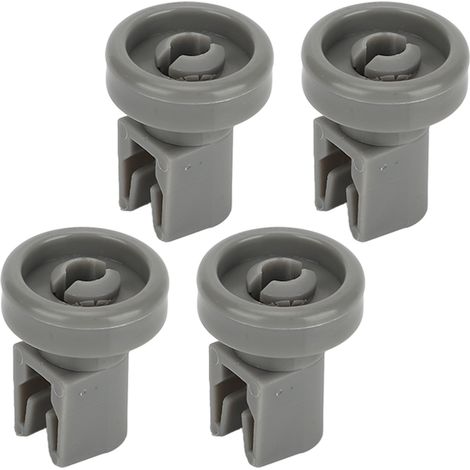 4 roues de panier inférieur pour lave-vaisselle, pièces de rechange compatibles AEG Favorit, Privileg, Zanussi. (1/5)