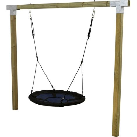 Plus Schaukelgestell Cubic inkl. Schaukelnest 268 x 209 cm Spielhäuser & Spieltürme