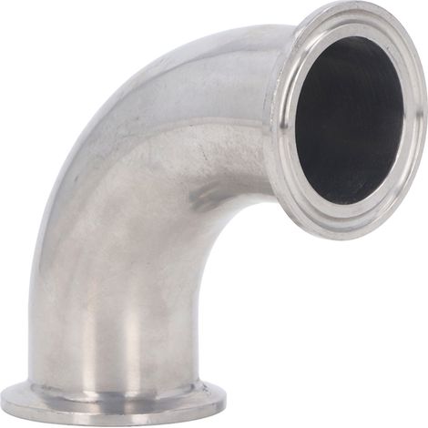 Coude sanitaire 90° en acier inoxydable, étanchéité parfaite, raccord de tuyauterie résistant à la corrosion pour usage industriel, 45 pièces. (1/5)