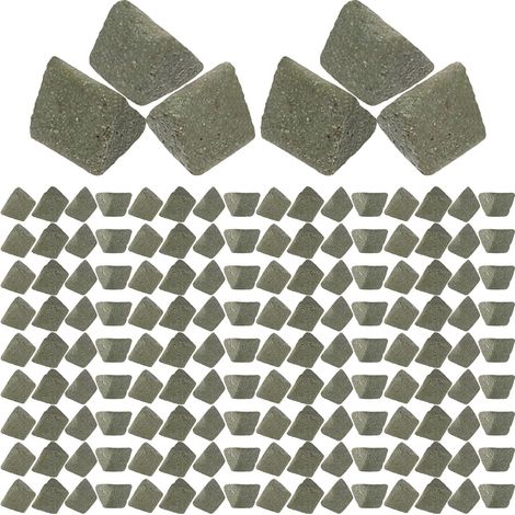 Média Abrasif Triangulaire en Céramique Finition Brillante et Polissage Fin 450 Grammes pour Polissage à Tambour Vibrant pour Pierres Précieuses et Coquillages (1/5)