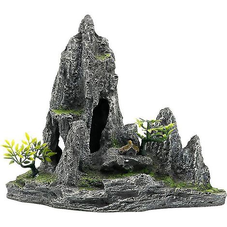 1 roche décorative pour aquarium (1/3)