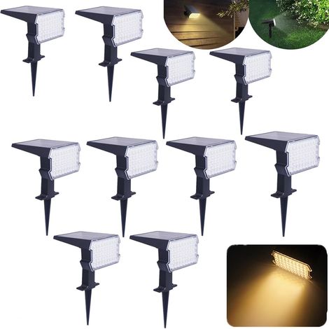 2 Pièces 8LED Lumière de Jardin Solaire, Lampes Solaires Lucioles Coloré Etanche IP65, Lumière Oscillante Lumières Solaire Firefly Extérieur Décoratives pour Allée Terrasse, Jardin, Patio (1/5)