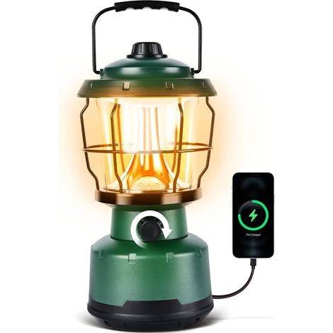 LED Camping Lantern, Water-Resistant Emergency Light for Power Outages, Hurricanes, and Hiking