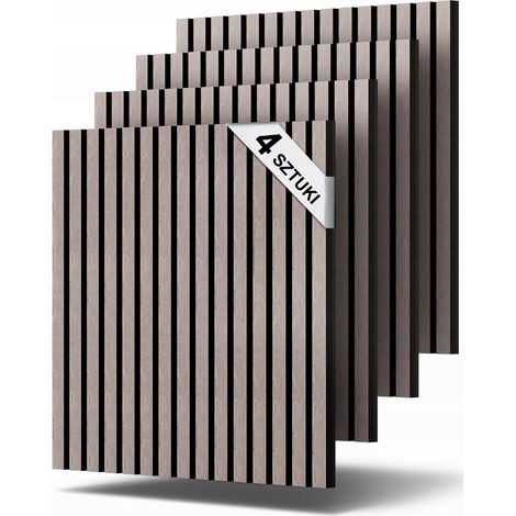 Lamelles de papier peint autocollantes 3D pour panneaux muraux, épaisseur 5 mm - 4 pièces - a (1/5)
