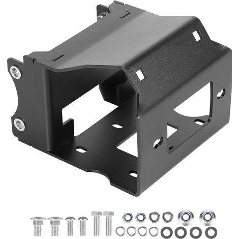 Support de treuil, capacité de 907-1633 kg, fixation d'attelage pour Polaris Sportsman (2009 et +), acier peint, 2 trous, usage secours. (1/5)