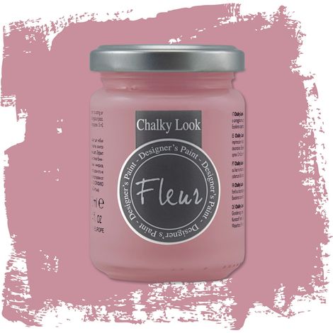 Fleur - Colori a base minerale - Fleur chalky look - effetto gesso 130 ml - scegli il colore / -/F22 Elegant Rose