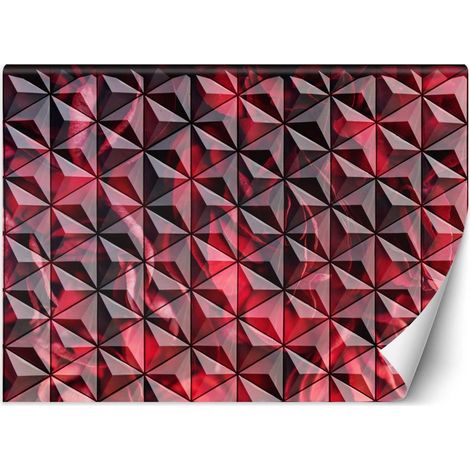 Carta Da Parati, Geometria rossa - 400x280 (1/5)